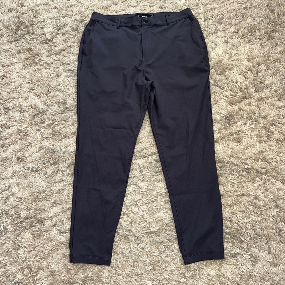 Cuts AO Jogger Pants Mens XL Dark Grey Charcoal Tapered Performance Trousers